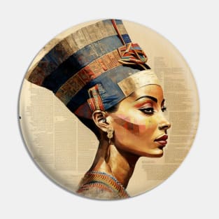 Nefertiti the Queen of Egypt Pin