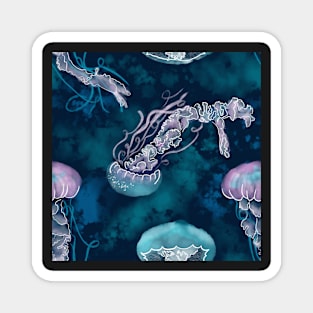 Deep Sea Delight Ocean Blue Magnet