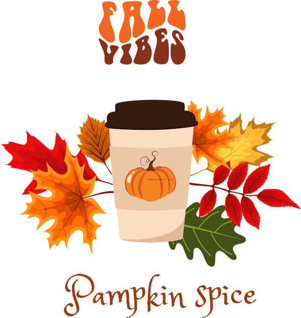 Fall Vibes and Pumpkin Spice Kids T-Shirt by Janremi