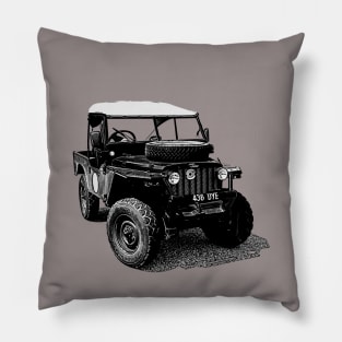 1955 Land Rove - Mavis Pillow