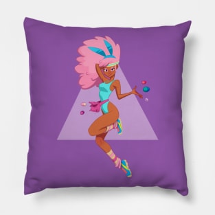 Easter bunny girl 3 Pillow