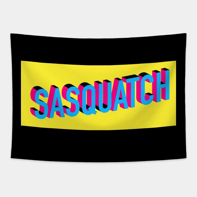 Sasquatch Tapestry by DavidLoblaw