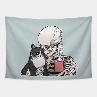 Kitty & Coffee Tapestry