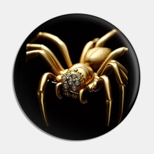 Golden Spider Pin