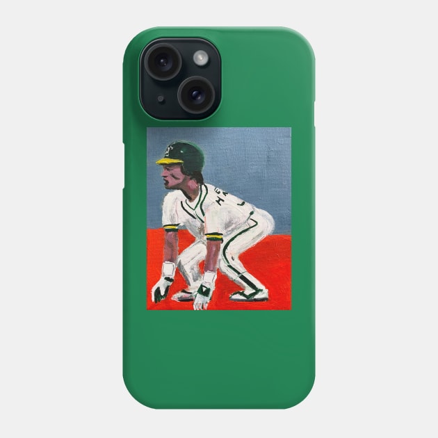 Rickey Henderson Phone Case by ElSantosWorld