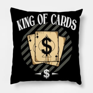 King Of Cards Pillow