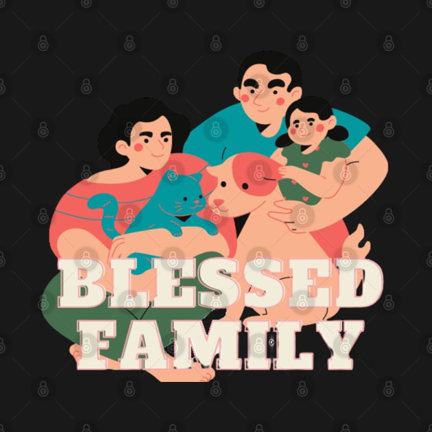 Blessed family by Shineyarts