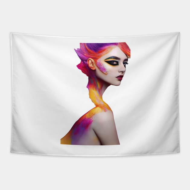 Fashion Art - Avant-garde version 1 Tapestry by Pugosaurus