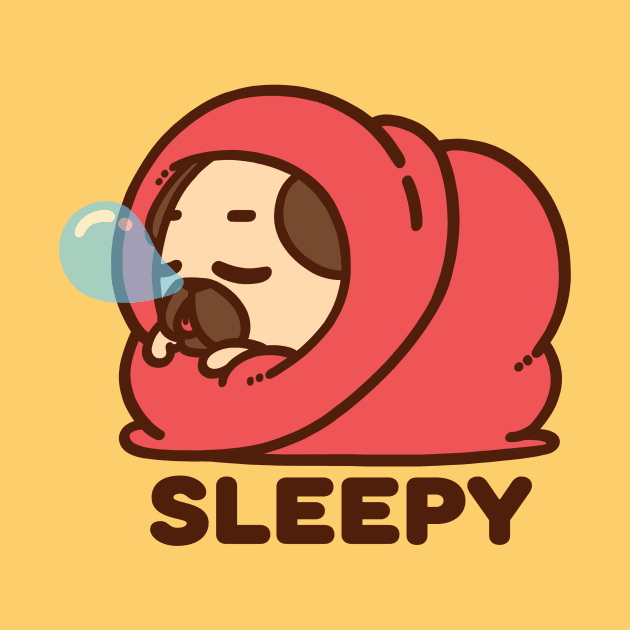 Sleepy Puglie by Puglie Pug 