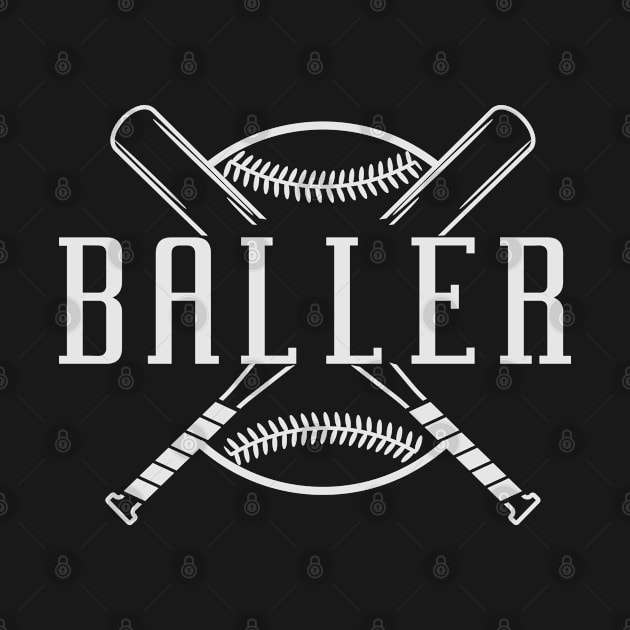 Baller In Baseball by Toogoo