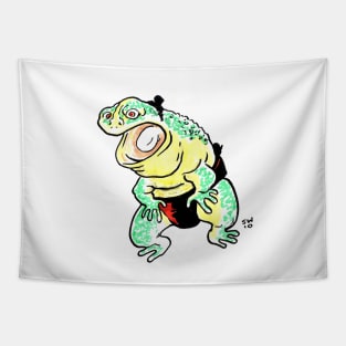 Sumo Bullfrog Tapestry