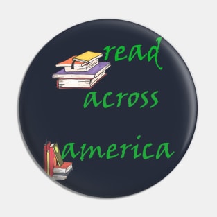 Read Across America Day T-Shirt Pin