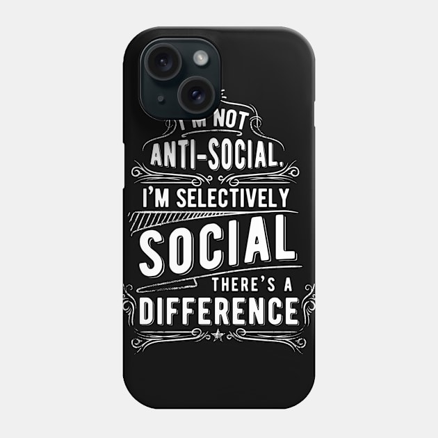 INTROVERTS Phone Case by Quotty