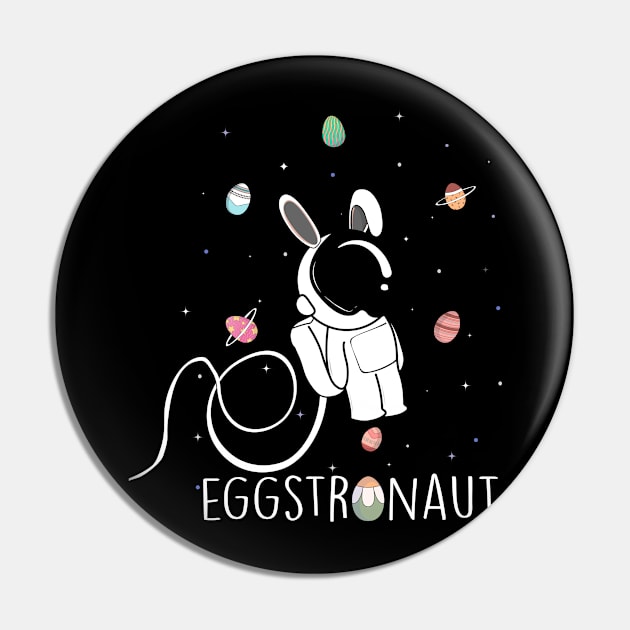 Easter Egg Hunter Astronaut Pin by larphyyy