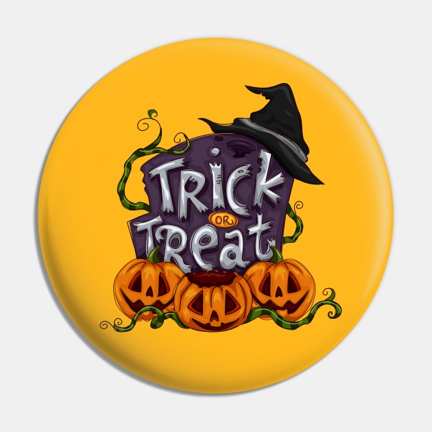 Trick Or Treat Theme Pin by Mako Design 