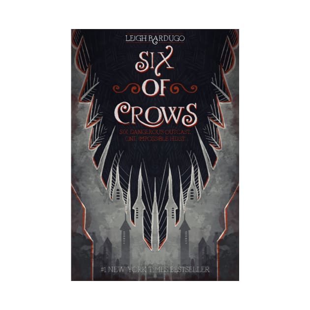 Six of Crows Book Cover by livelonganddraw