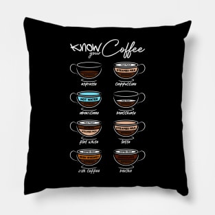 Coffee is a hug in a mug! Pillow