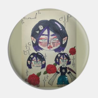 Rebel Rose Pin