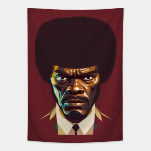 Samuel L Jackson Pulp Fiction Fan Art Tapestry