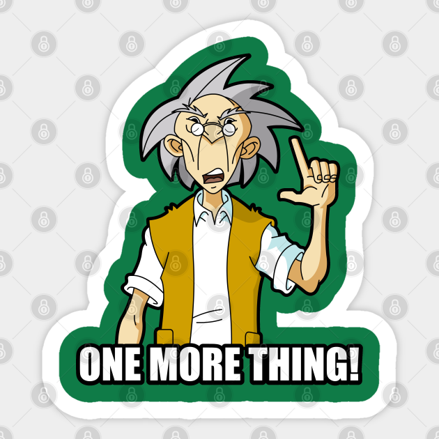 One More Thing Jackie Chan Adventures Sticker Teepublic One More Thing Jackie Chan Adventures Sticker Teepublic