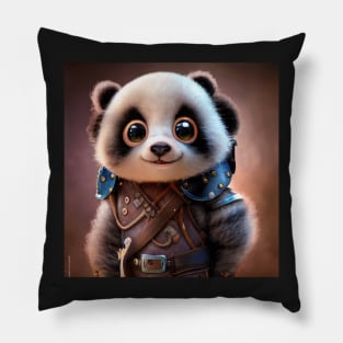 Adorable baby panda adventurer Pillow