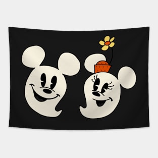 Cute Ghost Halloween Tapestry