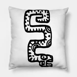 Mayan Snake Pillow