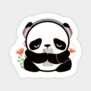 PANDA MUSIC Magnet