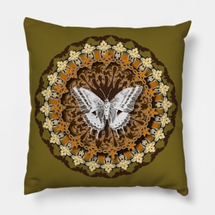 Butterfly Mandala Pillow