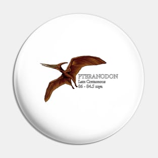 Realistic drawing of the Pteranodon Pin