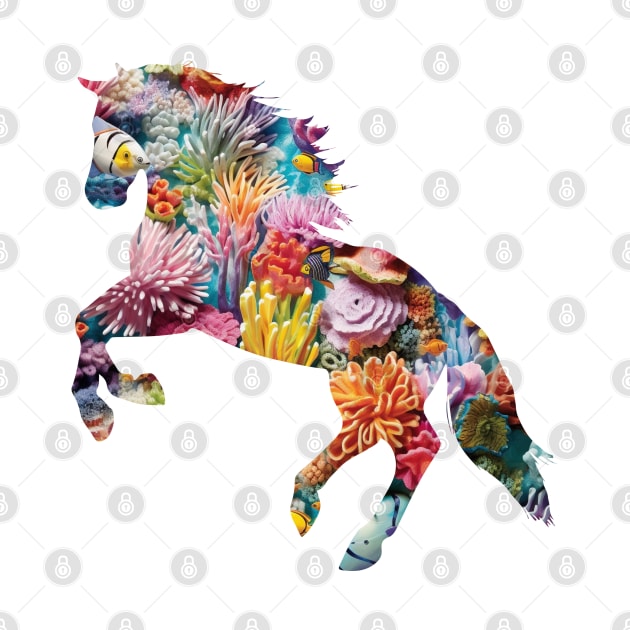 Coral Reef Horse by KayBee Gift Shop