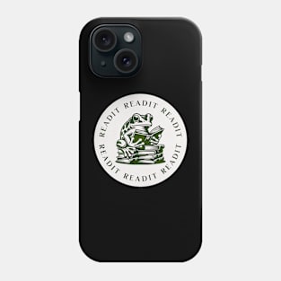 Read It - Frog Reading Books Phone Case