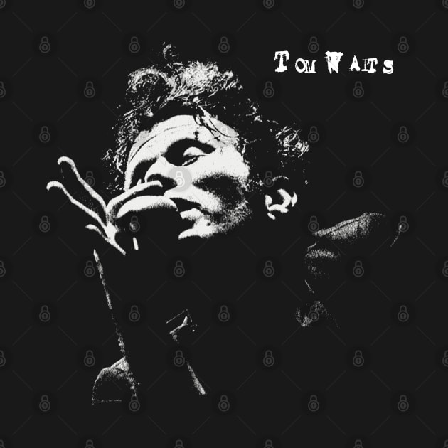 Retro Portrait Tom Waits by GekNdangSugih