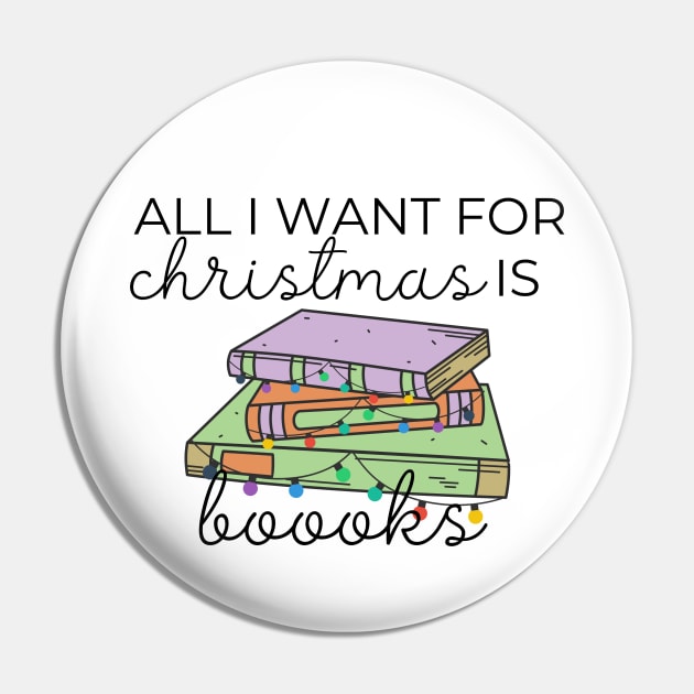 All I Want For Christmas Is Books Pin by angiedf28