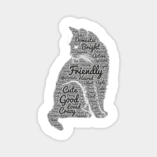 Fur the love of cats Magnet