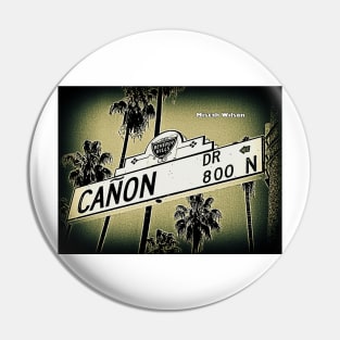 Cañon Drive, Beverly Hills, California by Mistah Wilson Pin