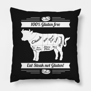 Funny Meatlovers BBQ Design Pillow