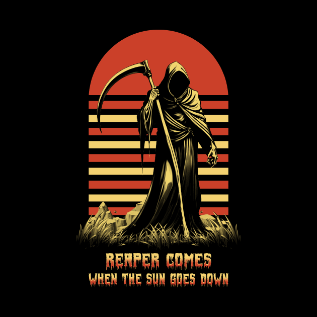 Reaper comes when the Sun goes down by NoT2Bu3no