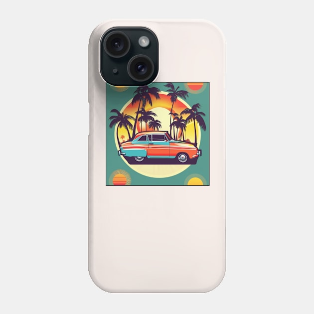 Car and tree Phone Case by Burak Turkeri