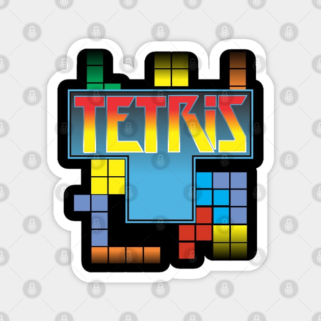 Tetris Block Magnet by kladenko