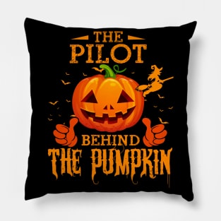 Mens The CHEF Behind The Pumpkin T shirt Funny Halloween T Shirt_PILOT Pillow