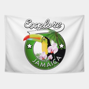 Explore Jamaica logo Tapestry