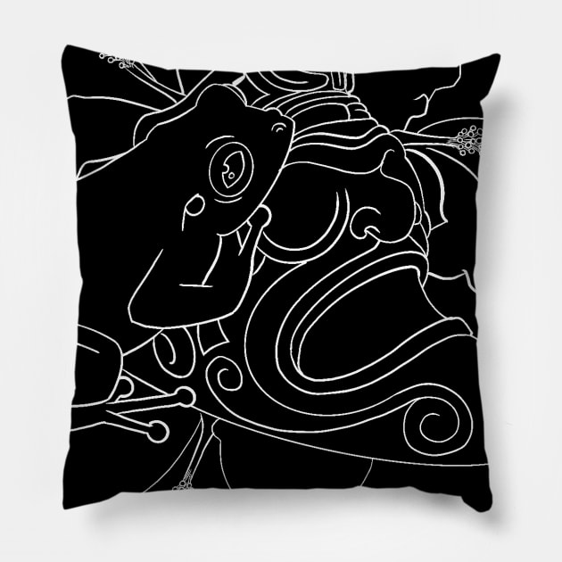 Taino Coqui Pillow by Lunytink