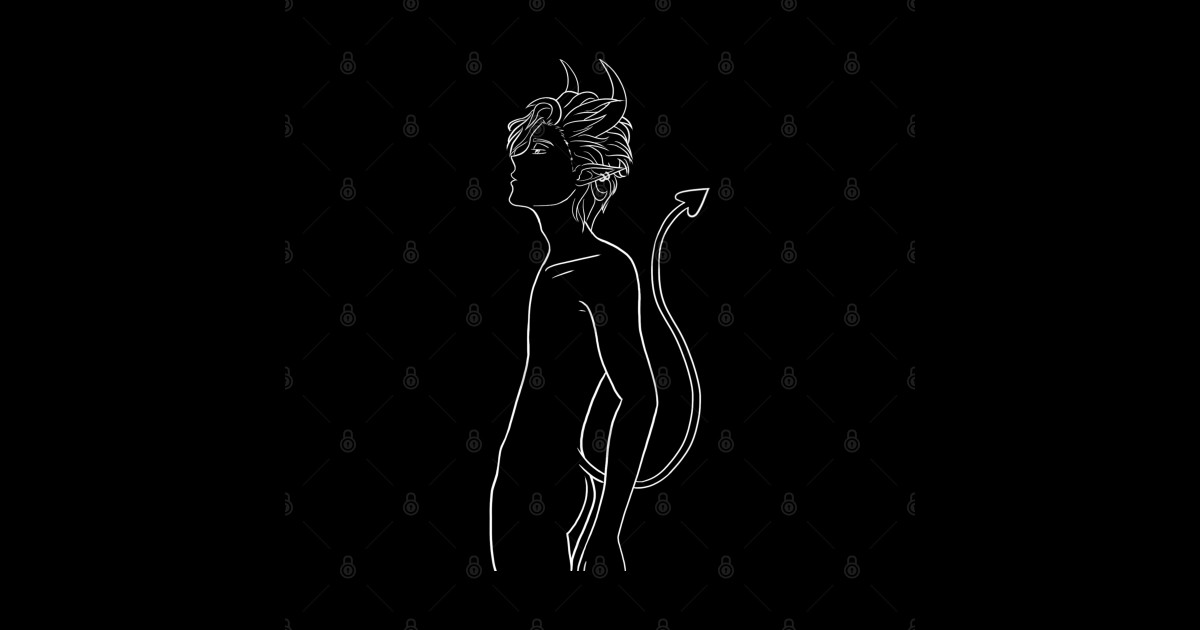Sexy Incubus Intimidating Incubus / Demon Manga Style Demon
