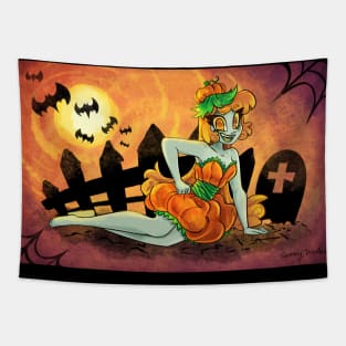 Pumpkin Velia Tapestry