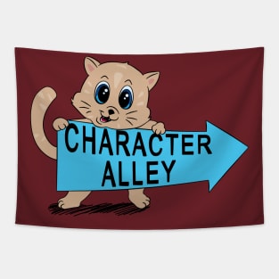 Character Alley cat Tapestry