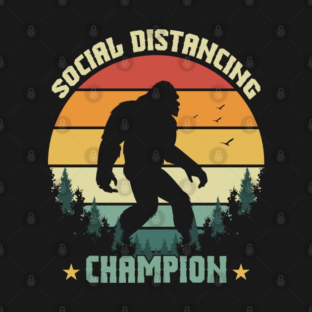 bigfoot social distancing champion by Tesszero