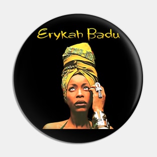 Special Present Erykah Badu Music Gifts For Fan Pin