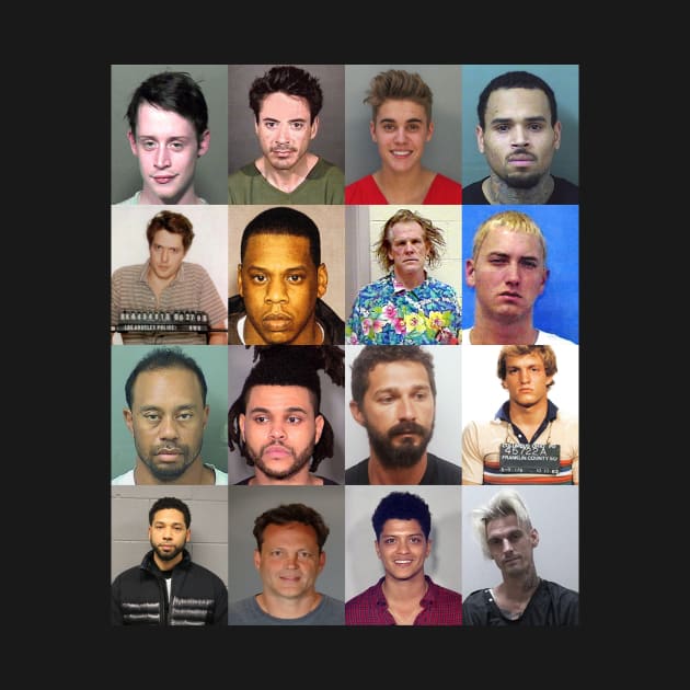 The Fame Monster - Male Celebrity Mugshots by SNAustralia