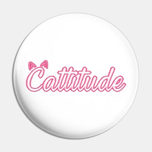 Cattitude Pin